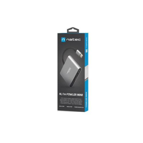 NATEC MULTI PORT FOWLER MINI (USB-C PD, USB 3.0, HDMI 4K) NMP-1607-1222125