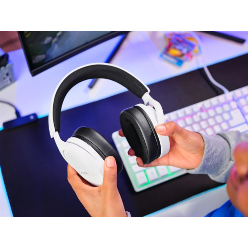 Słuchawki TRUST GXT489W FAYZO HEADSET WHT (25210)-12225210