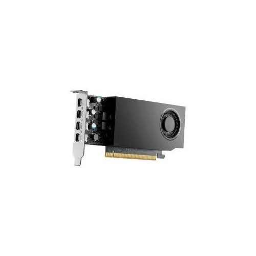 PNY NVIDIA A1000 8GB GDDR6 128-bit, Low Profile, PCIe 4.0 x8, Single slot, 4 x Mini DisplayPort 1.4a, 50W, LP bracket, 4