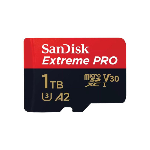 KARTA PAMIĘCI SANDISK EXTREME PRO microSDXC 1TB 200/140 MB/s A2 C10 V30 UHS-I U3-12332334