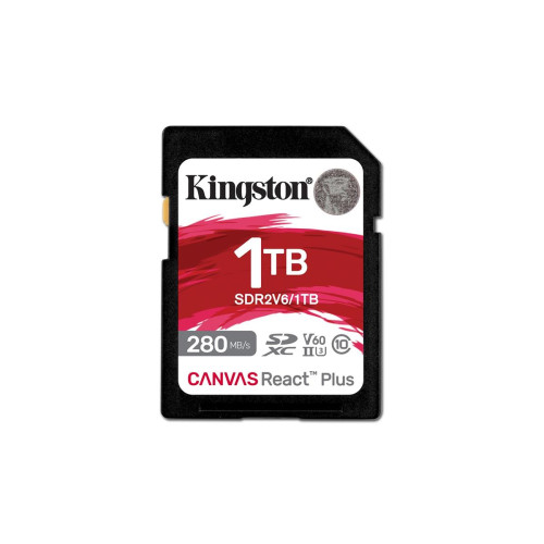 KINGSTON microSDXC Canvas 1TB React Plus UHS-II 280R/150W U3 V60 for Full HD/4K-12332356