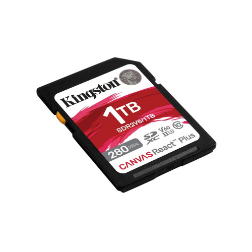 KINGSTON microSDXC Canvas 1TB React Plus UHS-II 280R/150W U3 V60 for Full HD/4K-12332357