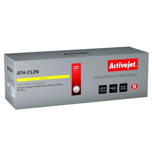 Activejet ATH-212N Toner (zamiennik HP 131A CF212A, Canon CRG-731Y; Supreme; 1800 stron; żółty)-1234620