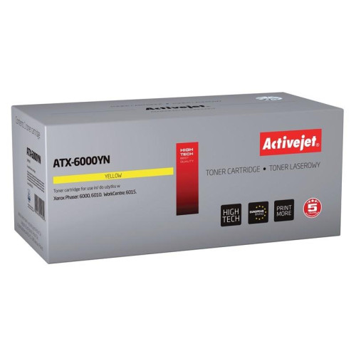 Activejet ATX-6000YN Toner (zamiennik Xerox 106R01633; Supreme; 1000 stron; żółty)-1235258