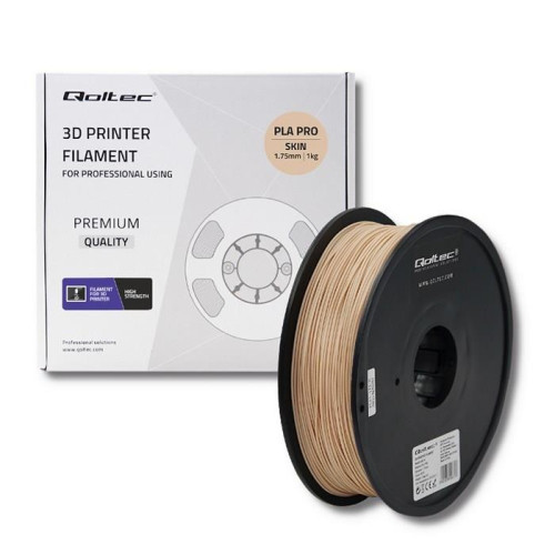 Qoltec Profesjonalny filament do druku 3D | PLA PRO | 1.75mm | 1kg | Skin-12384547