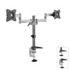 Uchwyt biurkowy do dwóch monitorów LCD MC-714 13-27" 8kg aluminiowy-652401