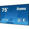 Monitor 75 cali LH7575UHS-B1AG, 24/7,IPS,ANDROID.11,4K,500cd/m2,WiFi,3xHDMI,DP,Daisy/Chain,2xUSB,2x10W,RJ45,iiSignage2,F