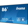 Monitor 85.6 calowy LH8675UHS-B1A, 24/7,IPS,ANDROID.11,4K,500cd/m2,WiFi,3xHDMI,DP,Daisy/Chain,2xUSB,2x10W,RJ45,iiSignage
