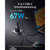 Ładowarka sieciowa Prime 735 67W 2xUSB-C 1xUSB-A Czarna-12424709