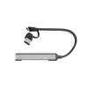 Hub USB-C/USB-A Metal 1x USB 3.0 + 3x USB 2.0-12424901