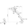 Uchwyt DS70PLUS-450BL1 17-49 cali/1-18kg/75x100mm-12425433