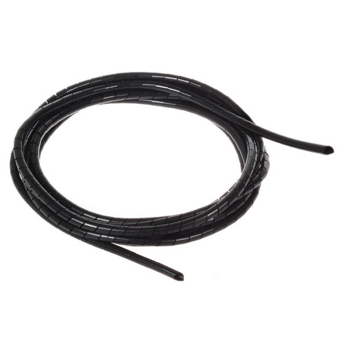 Osłona maskująca na kable MCTV-684 B (5*6mm) 3m Spirala Czarna-7807088