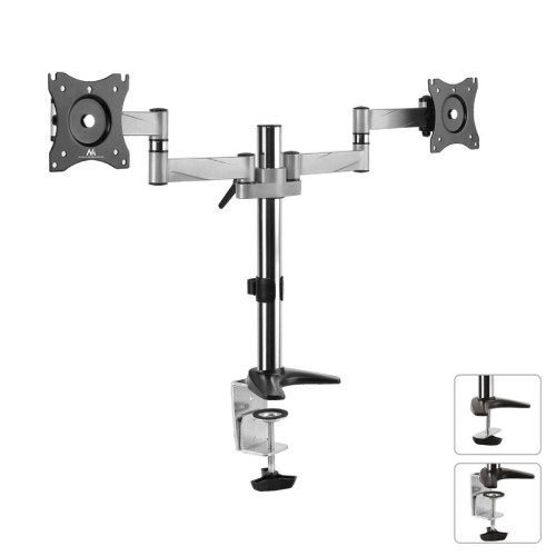 Uchwyt biurkowy do dwóch monitorów LCD MC-714 13-27" 8kg aluminiowy-652401