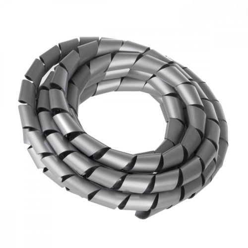 Osłona maskująca na kable MCTV-687S (20.4*22mm) 3m srebna spirala-680955