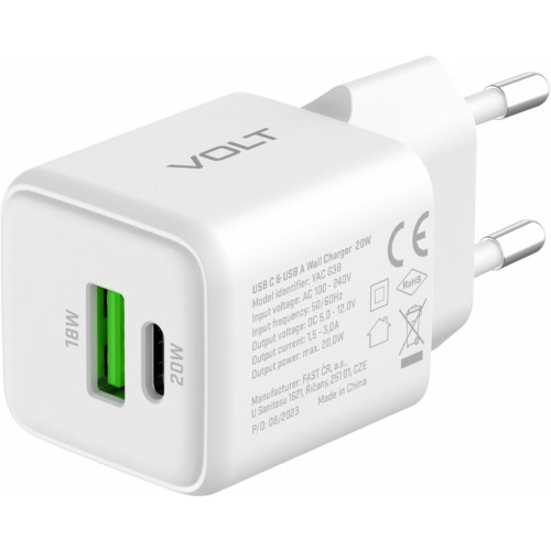 Ładowarka sieciowa USB C/A 20W/18W 3A Power delivery 3.0 QC3.0-12421661