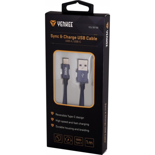 Kabel USB A 2.0 / USB C transfer danych 480Mb/s /3A-12421942