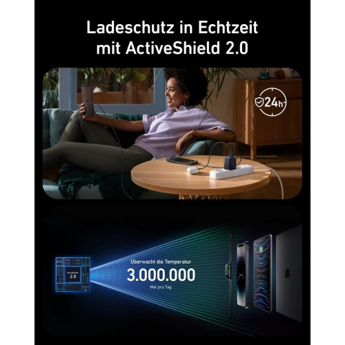 Ładowarka sieciowa Prime 735 67W 2xUSB-C 1xUSB-A Czarna-12424712