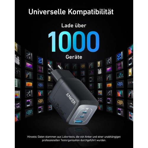 Ładowarka sieciowa Prime 735 67W 2xUSB-C 1xUSB-A Czarna-12424713