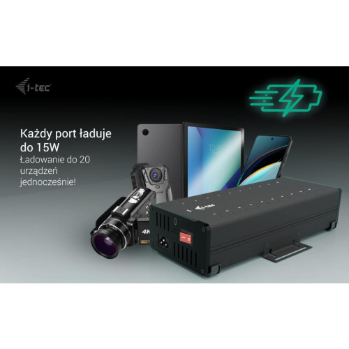 i-tec USB-C/USB-A Metal Charging + data HUB 15W per port 20x USB-C-12424891