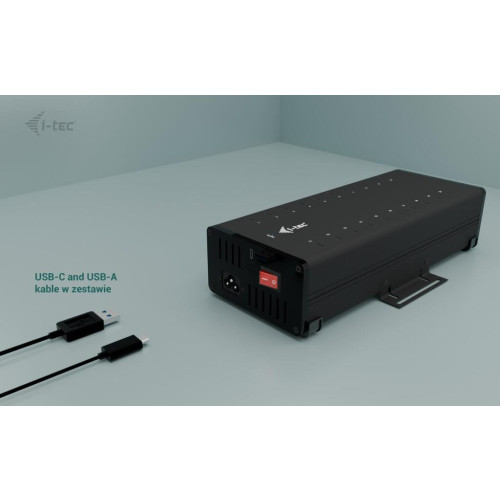 i-tec USB-C/USB-A Metal Charging + data HUB 15W per port 20x USB-C-12424899