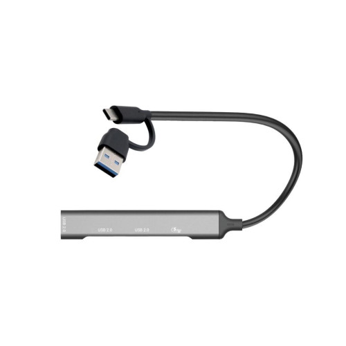 Hub USB-C/USB-A Metal 1x USB 3.0 + 3x USB 2.0-12424901