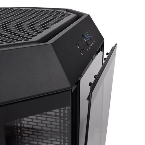 Obudowa - The Tower 300 Tempered Glass x 3, CT140 Fan x 2 Czarna-12426532