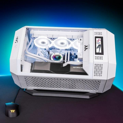 Obudowa - The Tower 300 Tempered Glass x 3, CT140 Fan x 2 Biała-12426538