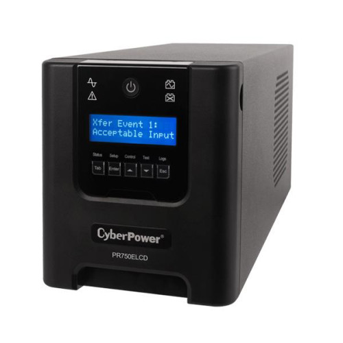 Zasilacz UPS CyberPower PR750ELCD (TWR; 750VA)-1242755