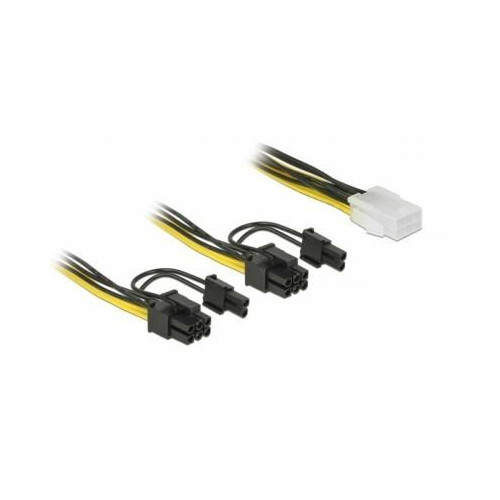 Kabel rozdzielacz zasilania PCI Express 6Pin/2x PCI Express 8PIN 15cm-1243860