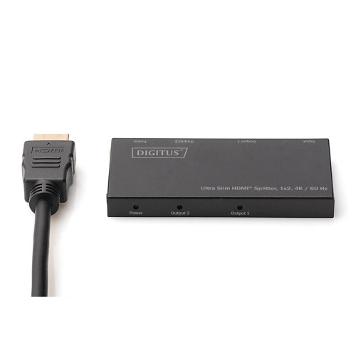 Splitter HDMI 2-portowy UHD4K 60Hz HDR HDCP 2.2 audio-12447612