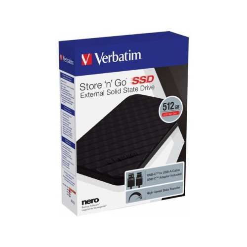 Dysk zewnętrzny Store n Go 512GB 2,5'' USB-C 3.2 Czarny -1246022