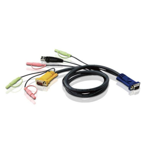 Kabel 3M USB KVM Cable 3in1 SPHD and Audio 2L-5303U -1246096