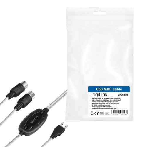 Adapter USB do Midi In-Out-1246295