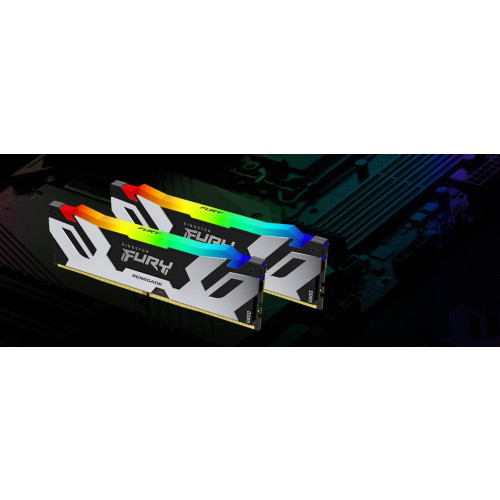 KINGSTON DDR5 32GB 6000MT/s CL32 DIMM (Kit of 2) FURY Renegade RGB XMP-12472803