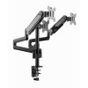 GEMBIRD BIURKOWE REGULOWANE RAMIĘ/UCHWYT NA 3 MONITORY 17-27, VESA 100X100MM, DO 7 KG-12516352