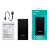 POWER BANK USB 20000MAH BLACK/PBC20-BK ADATA-12537219