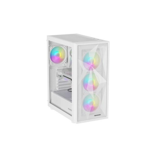 NATEC OBUDOWA GAMINGOWA GENESIS DIAXID 605 ARGB MIDI TOWER USB-C Z OKNEM BIAŁA-12540929