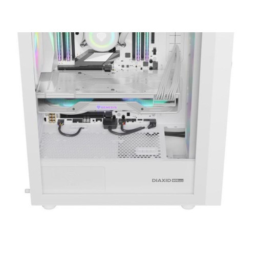 NATEC OBUDOWA GAMINGOWA GENESIS DIAXID 605 ARGB MIDI TOWER USB-C Z OKNEM BIAŁA-12540947