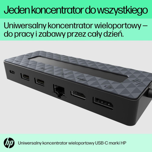 HP 50H55AA USB 3.2 Gen 2 (3.1 Gen 2) Type-C Czarny-12607567