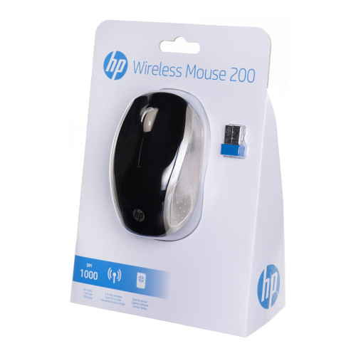 Mysz HP Wireless Mouse 200 Silk Gold bezprzewodowa czarno-złota 2HU83AA-1261566