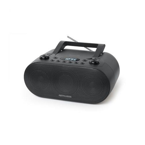 Muza | Przenośne radio z Bluetooth i portem USB | M-35 BT | Wejście AUX | Czarny