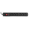Listwa przeciwprzepięciowa Activejet ACJ COMBO 6Gn 10m (6 x UTE; 10m; kolor czarny)-534637