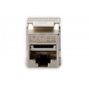 Moduł (gniazdo) Keystone kat. 5e, RJ45 (8P8C), STP, ekranowany, beznarzędziowy, stalowy, klasa D-12724044