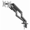Ramię biurkowe na 2 monitory 17-32 cali 9kg szare-12725313