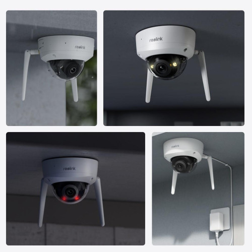 Reolink | Kamera wandaloodporna 4K Ultra HD IK10 | W437 | Kopuła | 8 MP | 2,7-13,5 mm | Stopień ochrony IP67 | H.265 |