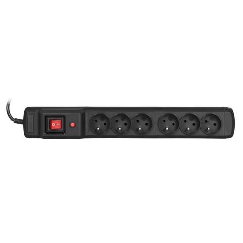 Listwa przeciwprzepięciowa Activejet ACJ COMBO 6Gn 10m (6 x UTE; 10m; kolor czarny)-534637