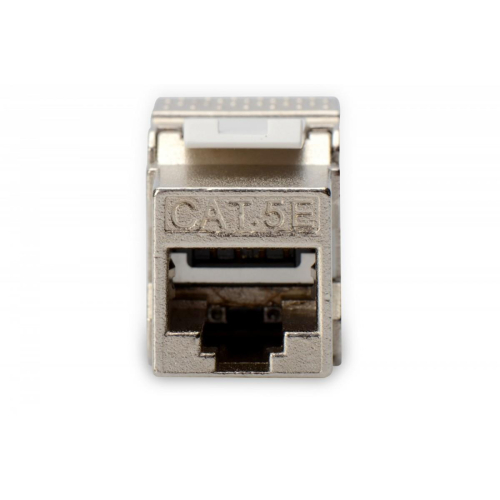 Moduł (gniazdo) Keystone kat. 5e, RJ45 (8P8C), STP, ekranowany, beznarzędziowy, stalowy, klasa D-12724044