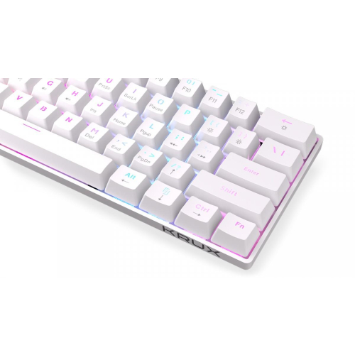 Klawiatura - Qara 60% WHITE RGB-12727127