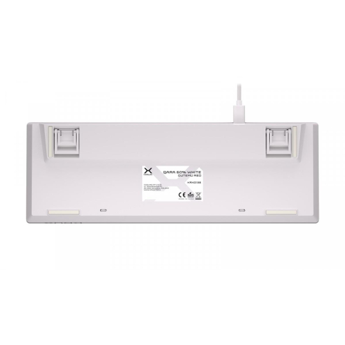 Klawiatura - Qara 60% WHITE RGB-12727129