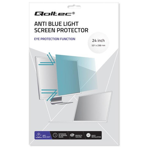 Filtr światła niebieskiego 24 cale | 16:9 | Ochrona wzroku | Anti Glare | Matowy | na monitor-12729037